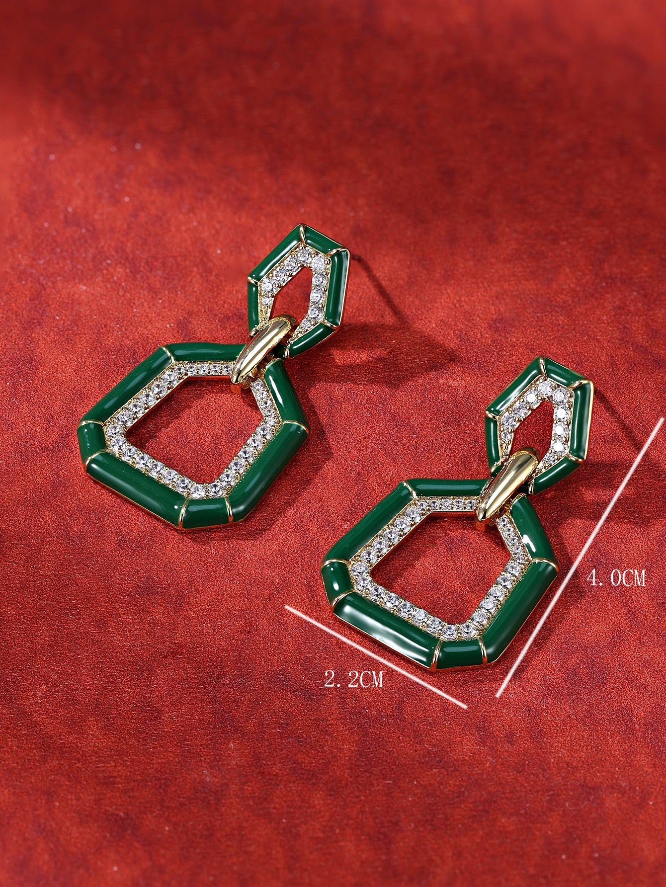 Sterling Silver Knot Earrings with Zircon Vintage Geometric Design Platinum Plated for Women-Engagement Wedding Anniversary Gift