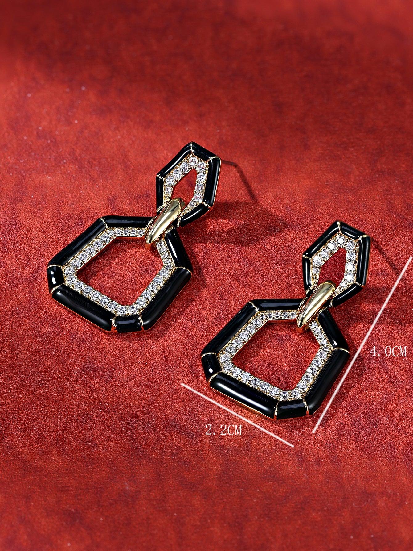 Sterling Silver Knot Earrings with Zircon Vintage Geometric Design Platinum Plated for Women-Anniversary Gift