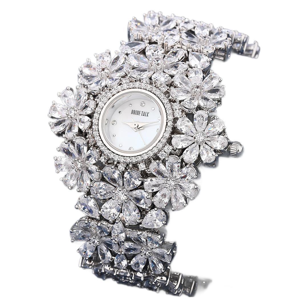Niche Design Exquisite Full Zircon Starry Sky Temperament Watch Women's Simple Fashion European and American Style